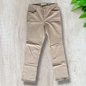 Jones New York Lexington Straight Tan Jeans Size 12